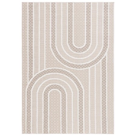 Safavieh 9 x 12 ft. Global Contemporary Rectangle Area Rug Beige & Ivory GLB412B-9